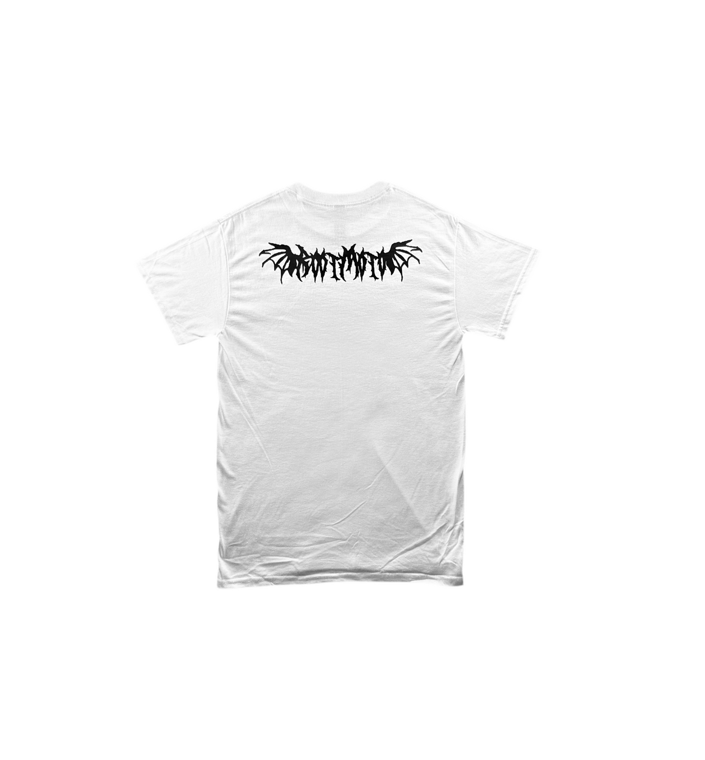 RootMoto T-shirt - White (Nightmare Graffiti)