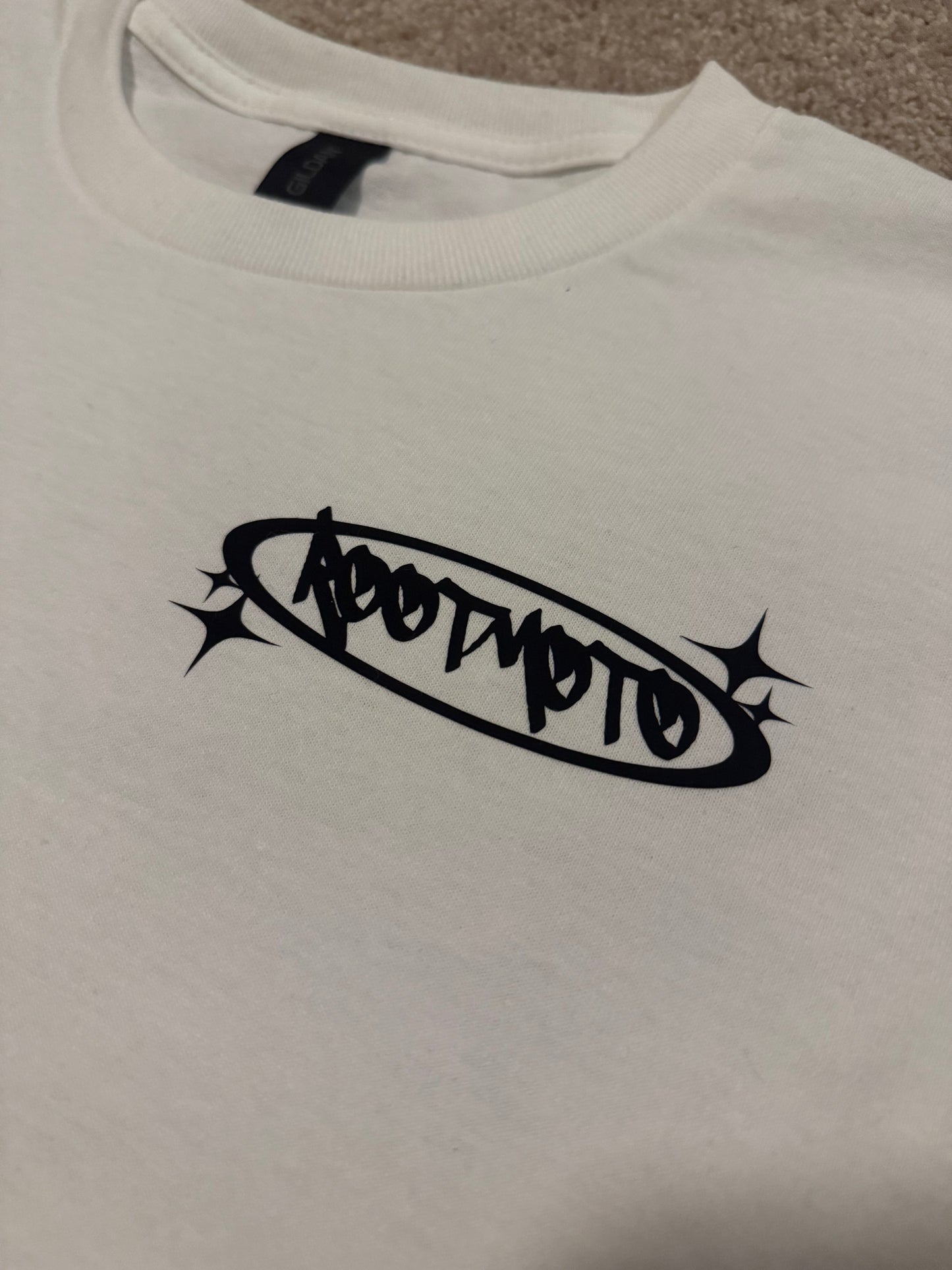 RootMoto T-shirt - White (Urban galaxy)
