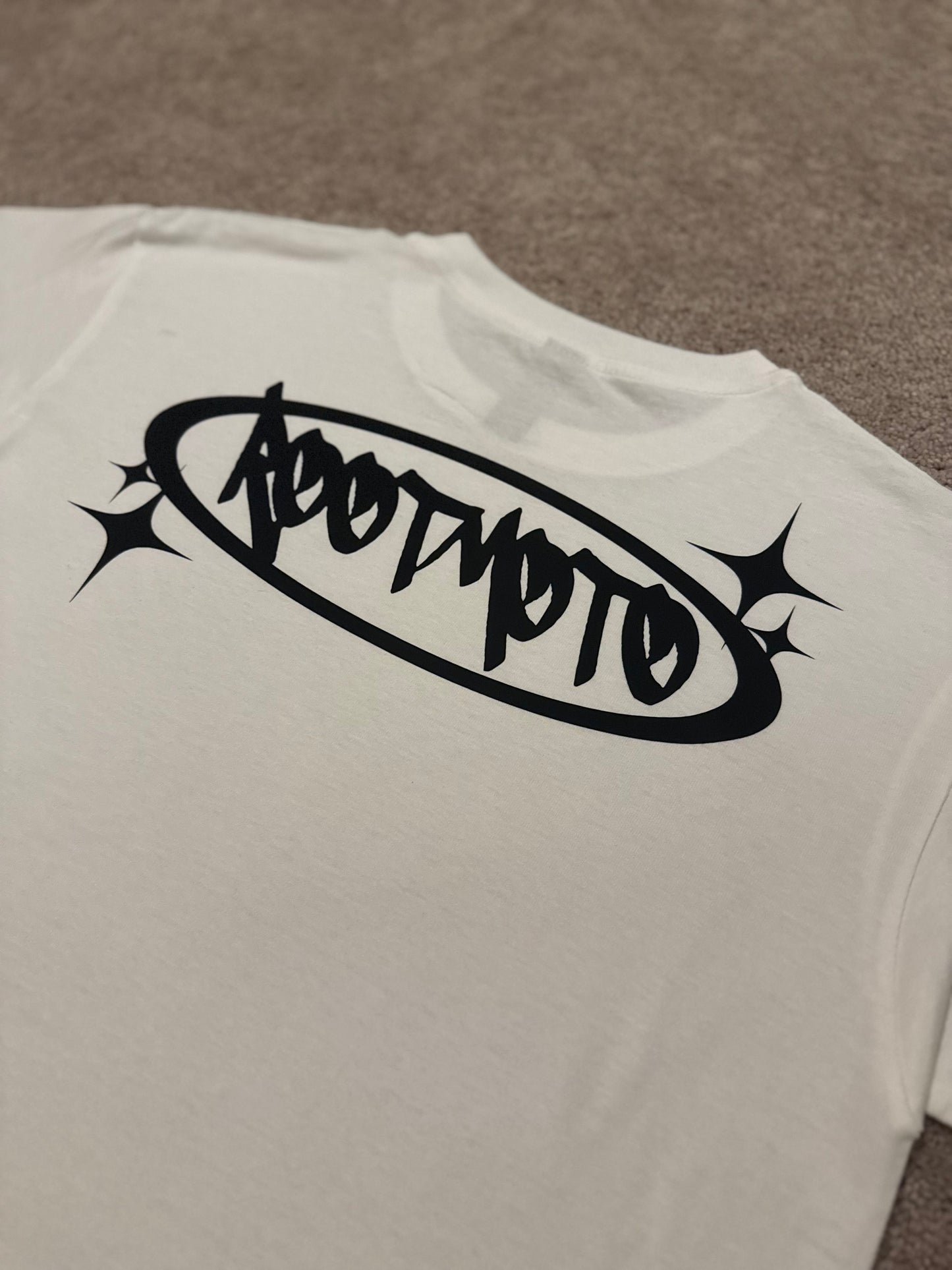 RootMoto T-shirt - White (Urban galaxy)