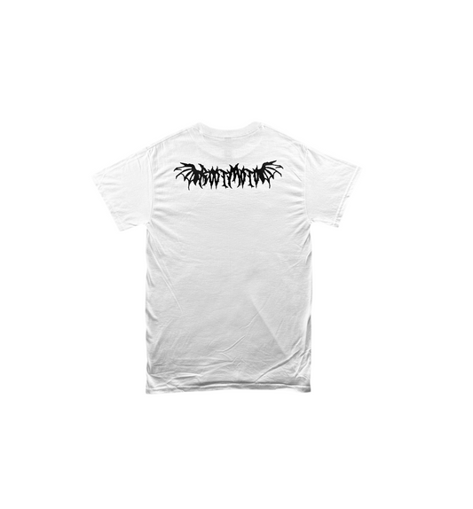 RootMoto T-shirt - White (Nightmare Graffiti)