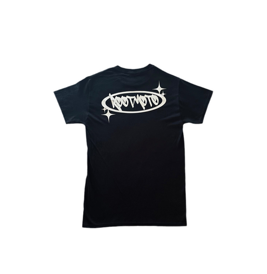 RootMoto T-Shirt - Black (Urban galaxy)
